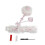 Lightweight Lace Fabric Keyboard Strap Adhesive-Plush cat claws 1