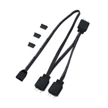 ARGB 1 Female to 3 Male 3 Pin ARGB Splitter Cable for PC