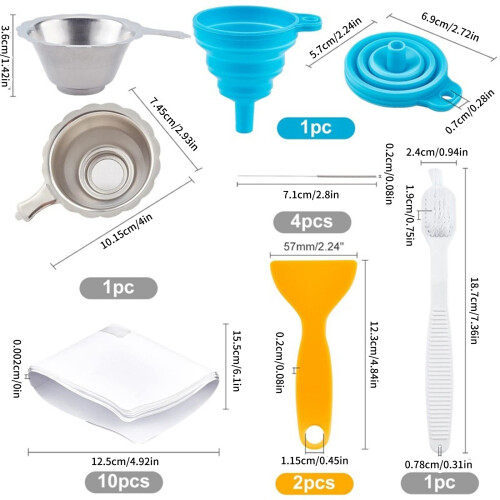 Advanced 3D Printing Resin Tool Set for Model Detailing Includes 2
