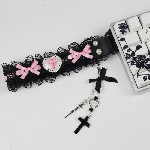 Stylish Adhesive Keyboard Strap Fabric Keyboard Ribbon with 1