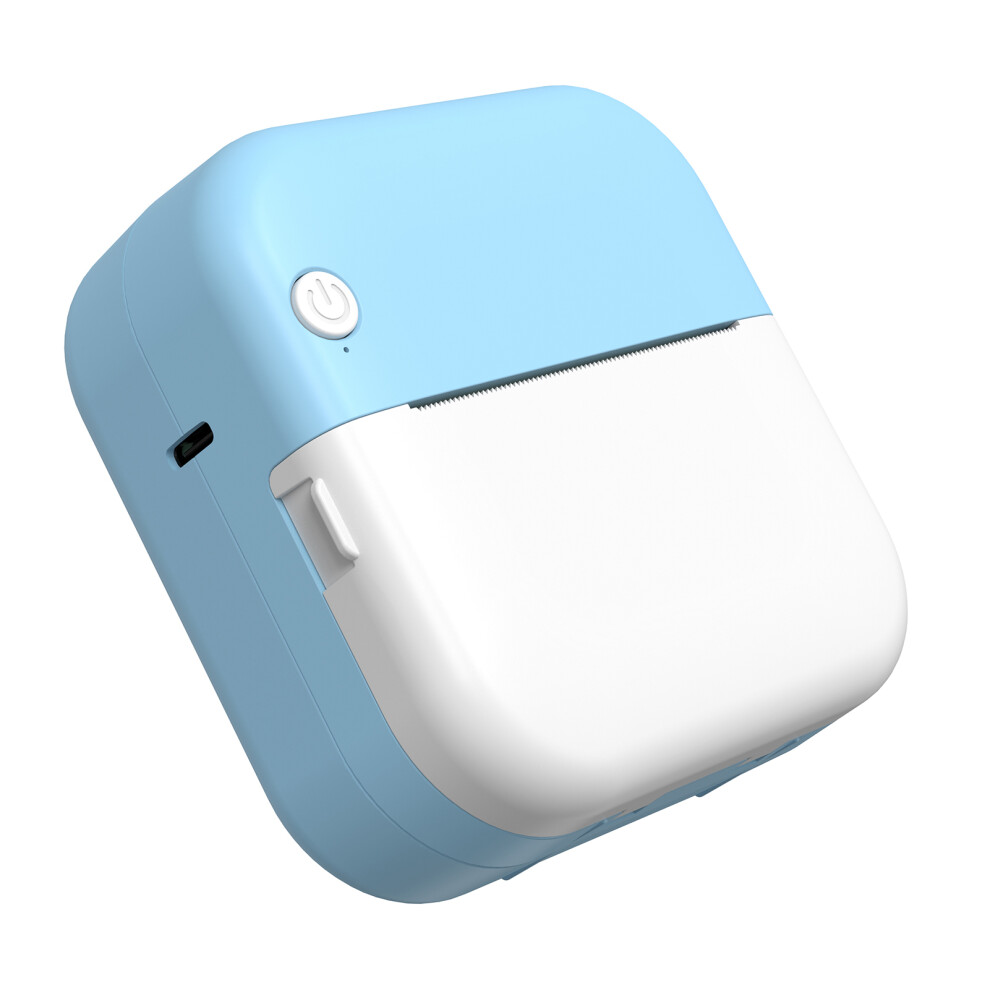 Mini Thermal Printer C27 57Mm Portable Bluetooth Instant Photo Label In Pink/Blue 8701381264396