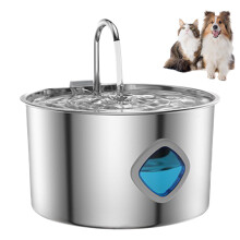 Automatic Cats Dog Water Dispenser 3.2L Stainless Steel Pet
