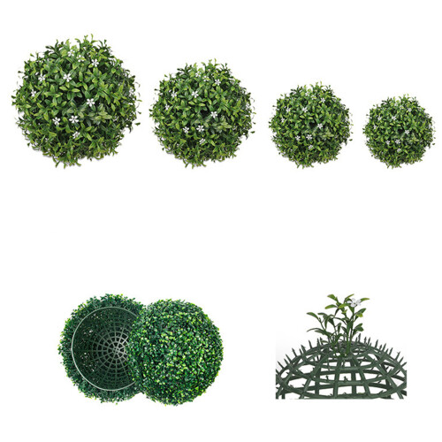Artificial Grass Sphere Artificial Topiary Plant Ball For-13CM 2