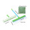 MultiPurpose Window Squeegee Kits Flexible Handle Smooth-Blue 4