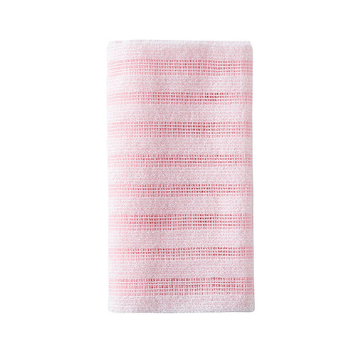 Serviette de bain longue et douce pour peaux-Rayures roses