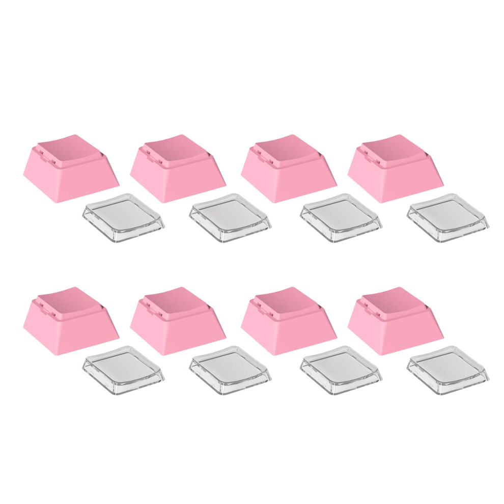 8Pcs Cheey Profile Pbt+Pc Keycaps 1U Keycap Set For- Light/Red 7732000433900