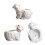 Artistic Animal Molded Earthenware Flower Container-Male sheep 2