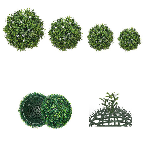 Artificial Grass Sphere Artificial Topiary Plant Ball For-40CM 2