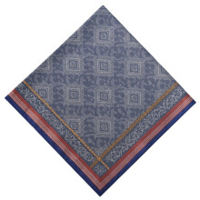 Men's Jacquard Handkerchief Cotton Fabric Sweat-Purple