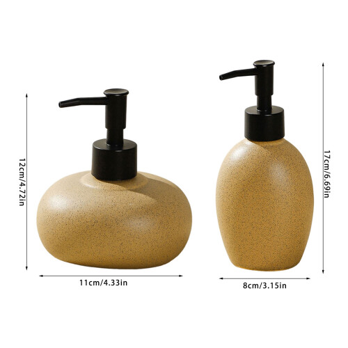 Empty Refillable Shampoo Body Wash Conditioner Body-Short model 2