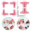 Supports en acier inoxydable pour structure portative-rose 7