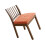 Housse de chaise lavable en machine, bords-couleur orange 1