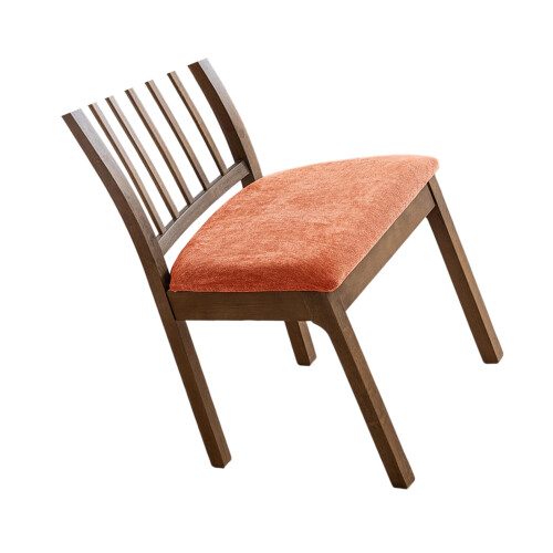 Housse de chaise lavable en machine, bords-couleur orange