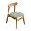 Housses de chaise argentées de qualité supérieure, design-Vert 1