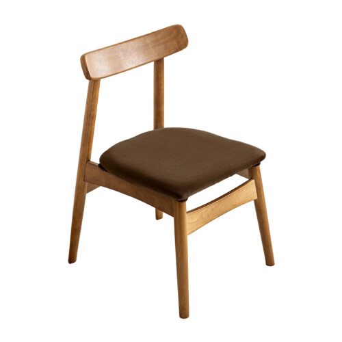 Housses de chaise argentées de qualité supérieure,-Couleur café