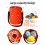 Fashionable Canvas Drawstring Bag for Knitting- Purple 5