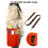 Craft Organizers Bag With Adjustable Strap for Sewing-red 6