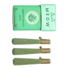 Interactive Cats Chew Toy With Natural Hand Rolled Catnips Stick