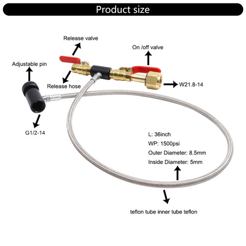 High Pressure Refill Charging CO2 Cylinder Water Maker Carbon 2