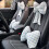 Checkered Bowknot Car Headrest Lumbar Support-Pink Head pillow 5