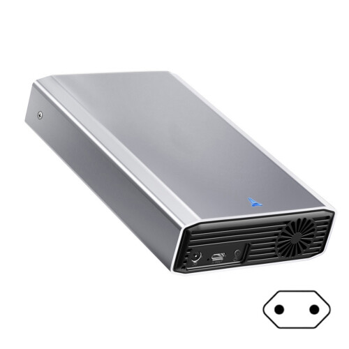 Aluminium-Festplattengehäuse mit Lüfter 5 Gbit/s für 2,5/3,5