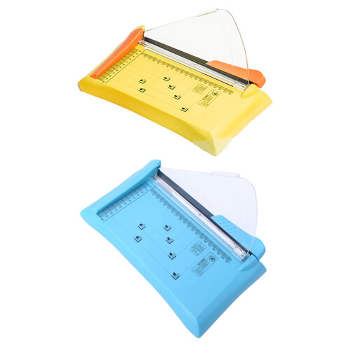 Leichter, tragbarer Papierschneider,-Gelb 1