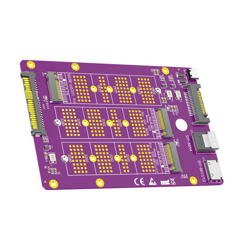 Carte de conversion disque solide 3 en 1 vers 8611 8654 U.2