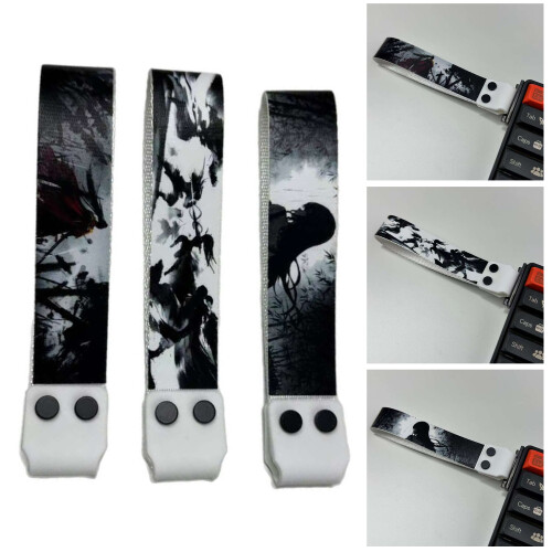 Keyboards Straps Fire68 Straps For Enhances-Black white 2