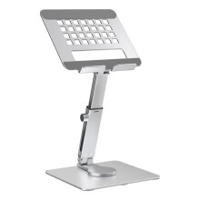Faltbarer Desktop-Ständer für Tablets und-H06 Halterung grau