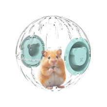 Hamster exercise ball, toy, stress relief, safe hamster ball, breathable running wheel, spacious design for pet racing mice