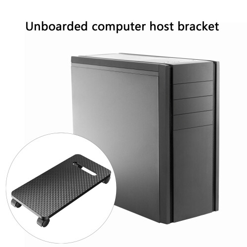 Computer-Tower-Ständer mit Bremsrad und erhöhter Basis zum 1
