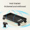 ABS Computer Tower AntiSplash Elevated Cart mit Kohlefaser und 7