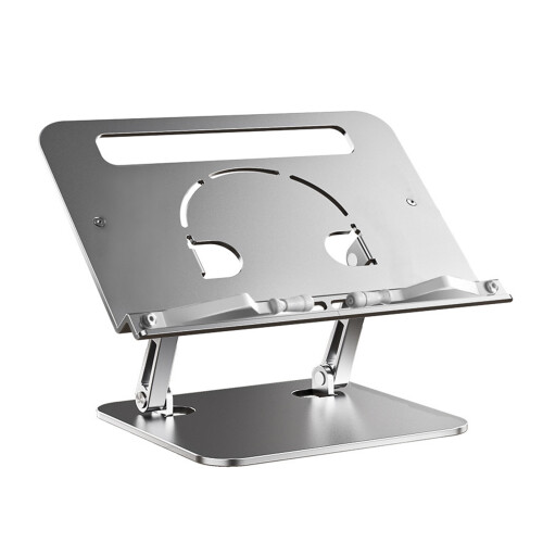 Aluminum Laptop Stand for Desk Multiple Angle Adjustable Risers