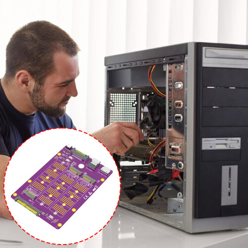 Effiziente Übergangsadapterkarte von Solid Disk zu 8611 8654 U.2 2