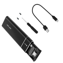 Tragbares Gehäuse für M.2-Laufwerke USB 3.1 10-Schwarz 5GB