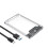 Boîtier pour disques durs externes de 2.5-USB3.1 transparent 1