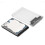 Tragbares-Transparentes schwarzes USB3.1 6