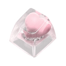 Unique Heart Pattern Keycap SA for MX Switches Mechanical-Pink