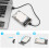 Boîtier de disque dur USB3.0/USB 3.1, boîtier-USB3.1 transparent 7