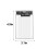 Boîtier pour disques durs externes de 2.5-USB3.1 transparent 3