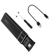 Boîtier M.2 en aluminium USB 3.1 Gen 2 Type C boîtier-Noir 10 Go