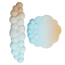 Tapis de souris repose-poignet en forme-Bleu ciel comme un rêve
