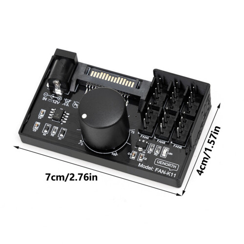 Computer Cooling Fan Speed Controller Fan Support Full For NAS 2