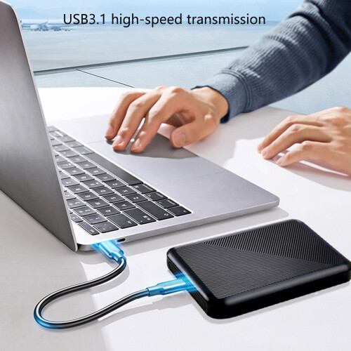 Compactly Type C 2.5in SSDs Hard Drive Case for SATAs Interfaces 2
