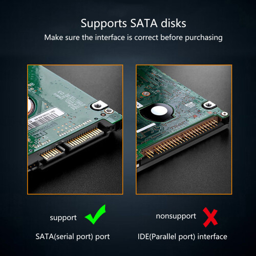Boîtier de disque dur SSD de Type C de 2,5 pouces, pour 1