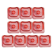 Mechanische schakelaars Compatibele keycaps 10-Rood transparant