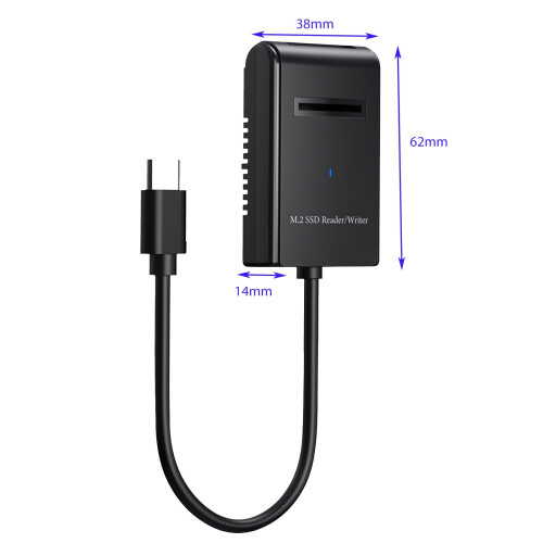 External M.2 Hard Drive Cable Type C 3.2 M.2 Mobile Nvme-M02 1