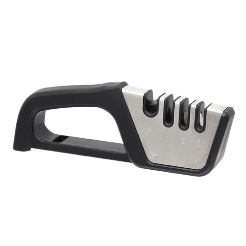 Scissors Sharpener  Manual Sharpening Tool with Protective Cover, Safe Sharpening Stone