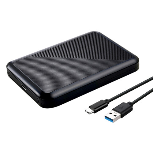 Compactly Type C 2.5in SSDs Hard Drive Case for SATAs Interfaces