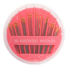 Professional Tailoring Alloy Needle Set With Secure Round-Pink